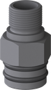 Adapter PA G3/4"m - Slipfit 1"m