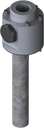 Filling Adapter LK73 AL FKM PUMP G1"f