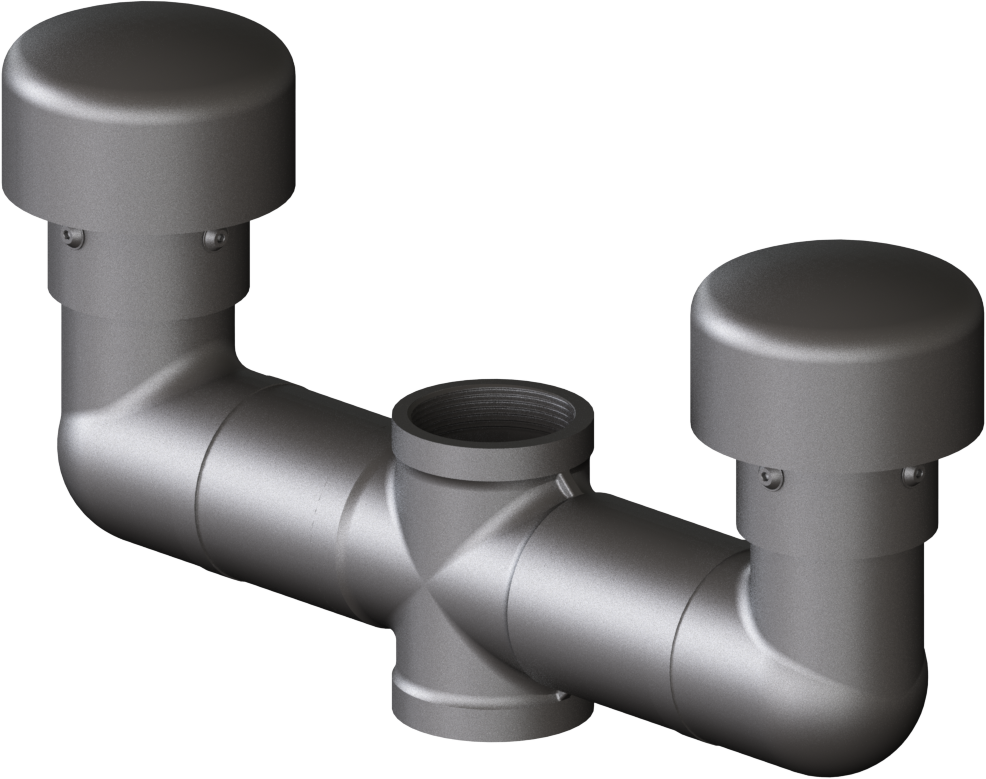 Ventilation System Assembly 2x-V 2"f