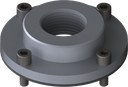 [08.2280.00] Flange Adapter LK75 AL FKM 1"f